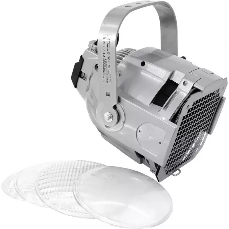 Sceninis prožektorius EUROLITE ML-64 GKV Multi Lens 600 W, teatrinis profilis su kelių lęšių sistema
