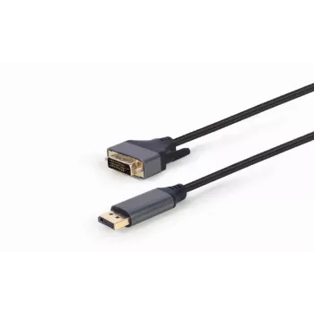 Vaizdo kabelio adapteris Gembird CC-DPM-DVIM-4K-6 — DisplayPort į DVI, 1,8 m, 4K, juodas