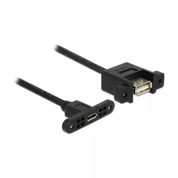 USB laidas DeLOCK 1m USB2.0 Micro-B/USB2.0-A