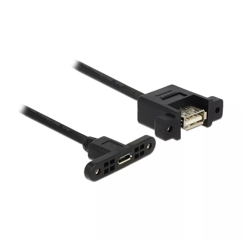 USB laidas DeLOCK 1m USB2.0 Micro-B/USB2.0-A
