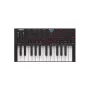 MIDI klaviatūra AKAI MPK MINI 4 juoda — 25 klavišai, 8 padeliai, 8 enkoderiniai rankenėlės, arpeggiatorius, USB-C, MIDI išvestis