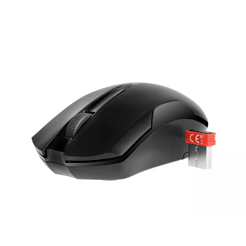 A4Tech G3-200N pelė, kelioninė, abiem rankoms tinkama, RF belaidė, V-Track, 1000 DPI
