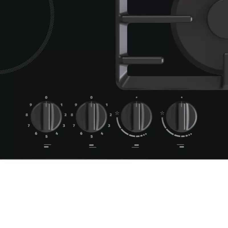 Gorenje GCE691BSC Juoda įmontuojama 60 cm kombinuota 4 zonų
