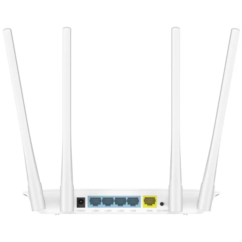 Stalinis maršrutizatorius Cudy WR1200 dviejų juostų Wi‑Fi 5 (802.11ac) 867 Mbit/s, 4x RJ‑45 LAN, baltas
