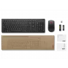Lenovo klaviatūra ir pelė belaidė juoda