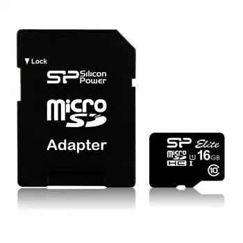 Silicon Power Elite atminties kortelė 16 GB MicroSDHC Class 10 UHS-I