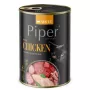 Šlapias kačių ėdalas Dolina Noteci Piper Animals su vištiena 400 g, visavertis suaugusių kačių pašaras, 11 % baltymų, 5 % riebalų, 80 % drėgmės
