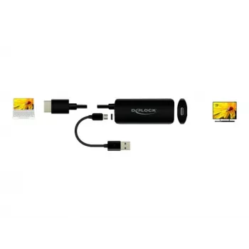 Adapteris HDMI-A (kištukas) į USB Type-C (lizdas) DeLOCK 63251