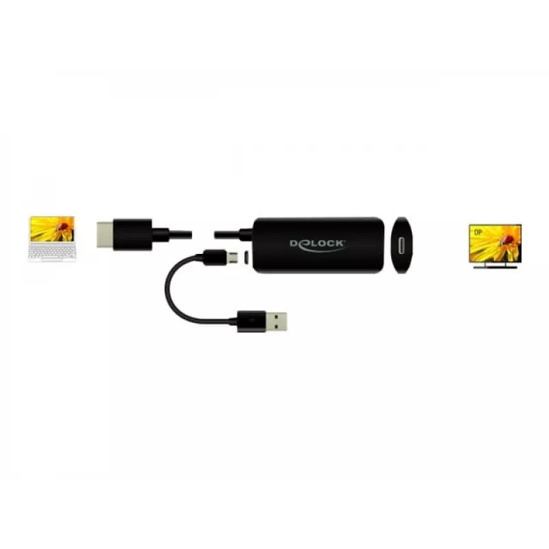 Adapteris HDMI-A (kištukas) į USB Type-C (lizdas) DeLOCK 63251