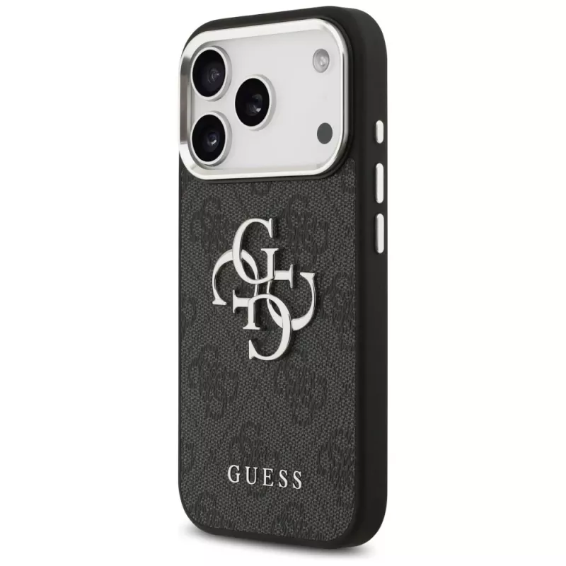 GUESS | Hardcase 4G | Back cover | iPhone 17 Pro Max | Apple | Ecological leather/PC/Plastic/TPU | Black