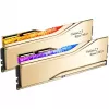 DIMM 32 GB DDR5-8000 (2x 16 GB) Dual-Kit, Arbeitsspeicher gold, F5-8000J3848H16GX2-TR5NG, Trident Z5 Royal Neo, AMD EXPO