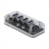 USB šakotuvas DeLOCK 64087 Skaidrus