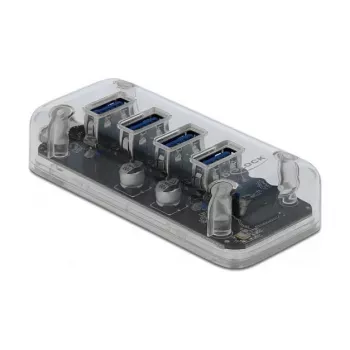 USB šakotuvas DeLOCK 64087 Skaidrus