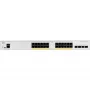 Cisco - Catalyst 1000-24P-4G-L - komutatorius - valdomas - 24 x 10/100/1000 (PoE+) + 4 x Gigabit SFP (Uplink) stelažinis PoE+ (195 W)