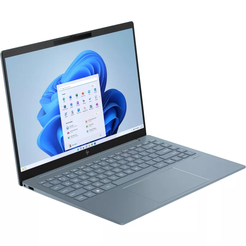 HP Pavilion Plus 14-ew1153ng Intel Core Ultra 5 125H nešiojamas kompiuteris 35,6 cm (14) WQXGA 16 GB LPDDR5x-SDRAM 512 GB SSD Wi-Fi 6E (802.11ax) Windows 11 Home mėlyna (9Z326EA#ABD)