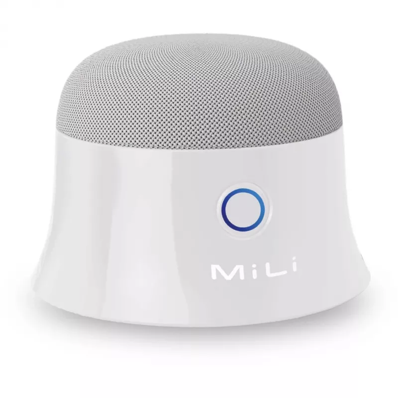 Mono nešiojamas garsiakalbis MILI Ultron 461891 — 3 W RMS, belaidis, integruota 420 mAh baterija, baltas