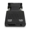 SAVIO CL-145 VGA į HDMI keitiklis, garsas, Full HD, juodas
