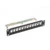 Komutacinis skydelis LANBERG PPKS-9212-B 12 prievadų 1U 10 colių FTP