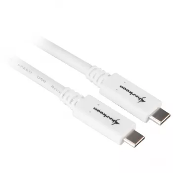 USB laidas Sharkoon 4044951021178 USB 3.2 Gen 1 0,5 m Baltas