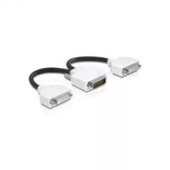 Vaizdo kabelio adapteris DeLOCK 65281 DMS 2 x DVI 0,2 m Juodas