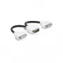 Vaizdo kabelio adapteris DeLOCK 65281 DMS 2 x DVI 0,2 m Juodas
