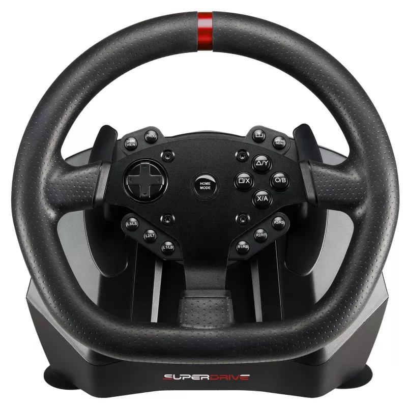 No name Subsonic Superdrive GS 950-X lenktynių vairas – suderinamas su PC, PS4, Xbox One, Xbox Series X/S
