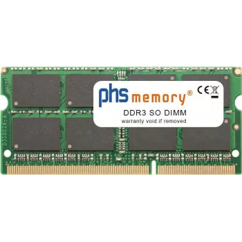 PHS-memory 16GB RAM atmintis DDR3 SO DIMM 1600MHz PC3L-12800S 204 kontaktų DIMM 1,35 V (SP356582)