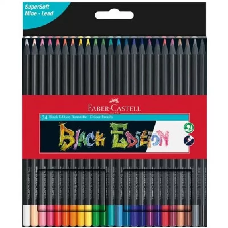 Spalvoti pieštukai Faber-Castell 116424 Daugiaspalviai 24 vnt.
