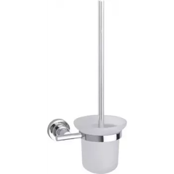 Tualetinio šepetėlio rinkinys Tesa 40289 Metal Adhesive — prie sienos tvirtinamas, metalinis laikiklis, lipnus tvirtinimas
