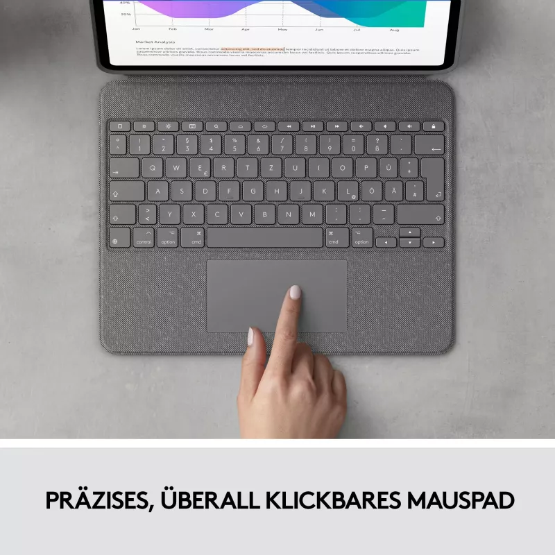Klaviatūra su dėklu, skirta iPad Pro 12.9