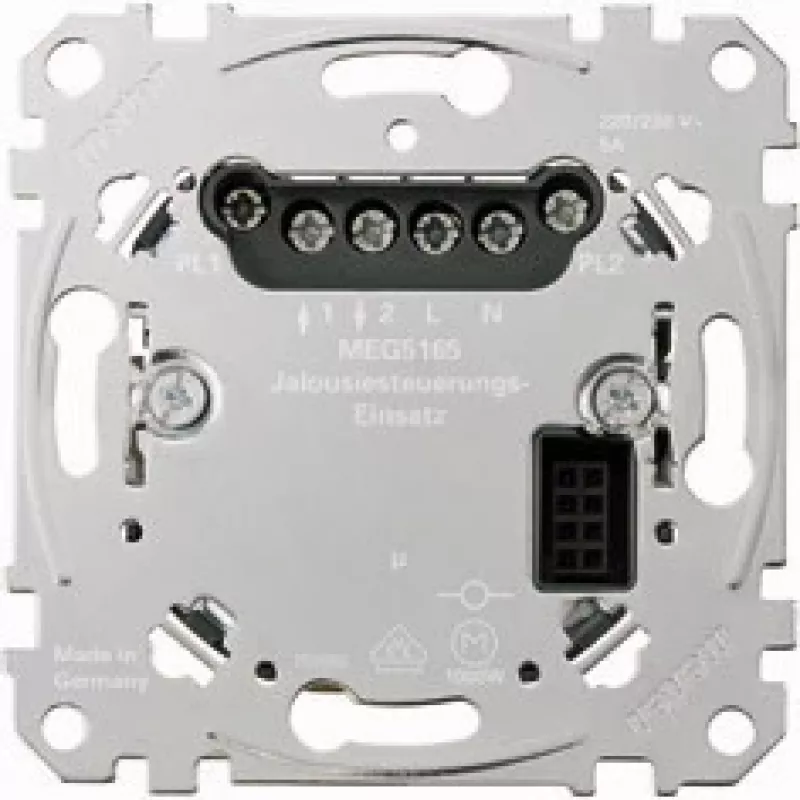 Rolėtų valdymas Merten MEG5165-0000, metalinis, 220–230 V AC, 50–60 Hz, maks. 1000 W