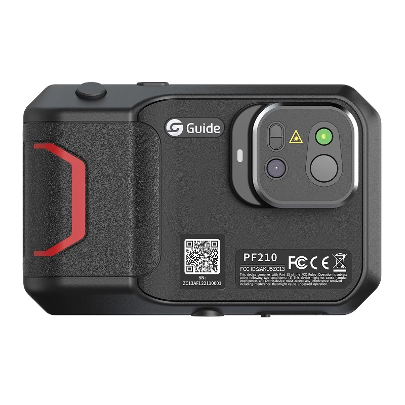 Šiluminio vaizdo kamera Guide Sensmart PF210 256×192 piks., 3,5 colio LCD, 25 Hz, -20–550 °C, 16 GB, Wi‑Fi, USB‑C