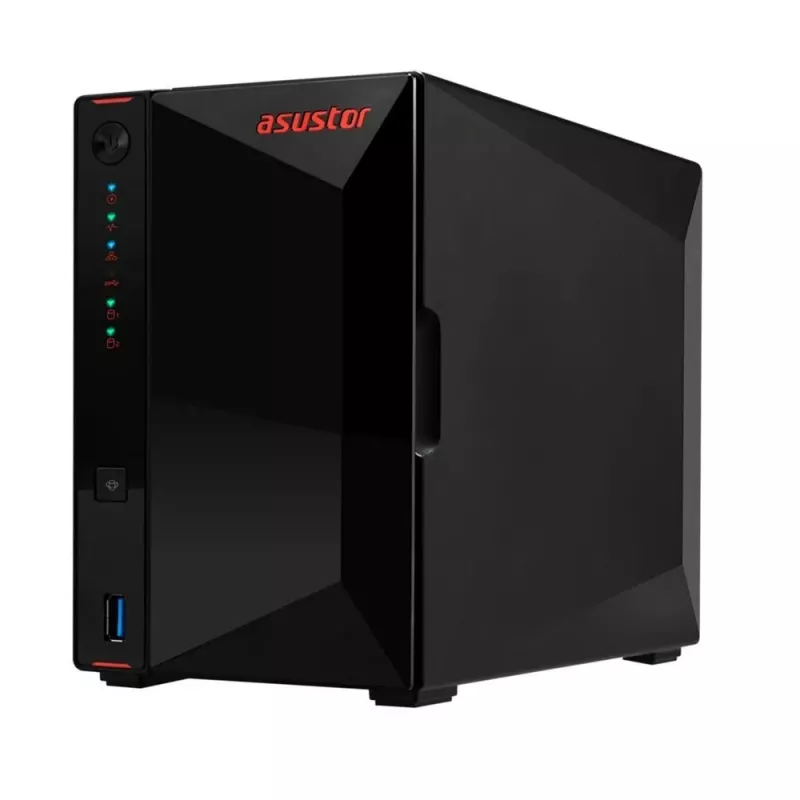 Asustor AS5402T NAS/saugojimo serveris Intel® Celeron® N5105 4 GB DDR4 0 TB ADM juodas