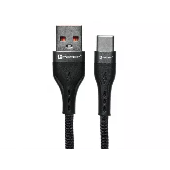 Tracer 47486 USB A - Lightning M/M 1m kabelis raudonas