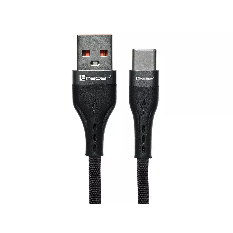 Tracer 47486 USB A - Lightning M/M 1m kabelis raudonas