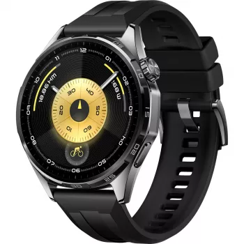 Huawei WATCH GT6 3,73 cm (1,47) AMOLED 46 mm Skaitmeninis 466 x 466 pikselių Liečiamas ekranas Juoda GPS (palydovinis)