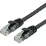 UTP PatchCord Cat6a. CU. Juoda. 0.3m - kabelis - Network (21.99.1464)