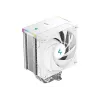 Oro aušintuvas DeepCool AK500S Digital SE — 5 šilumos vamzdeliai, 120 mm FDB ventiliatorius, PWM, daugia LED, baltas, palaiko Intel LGA1150 ir AMD lizdus