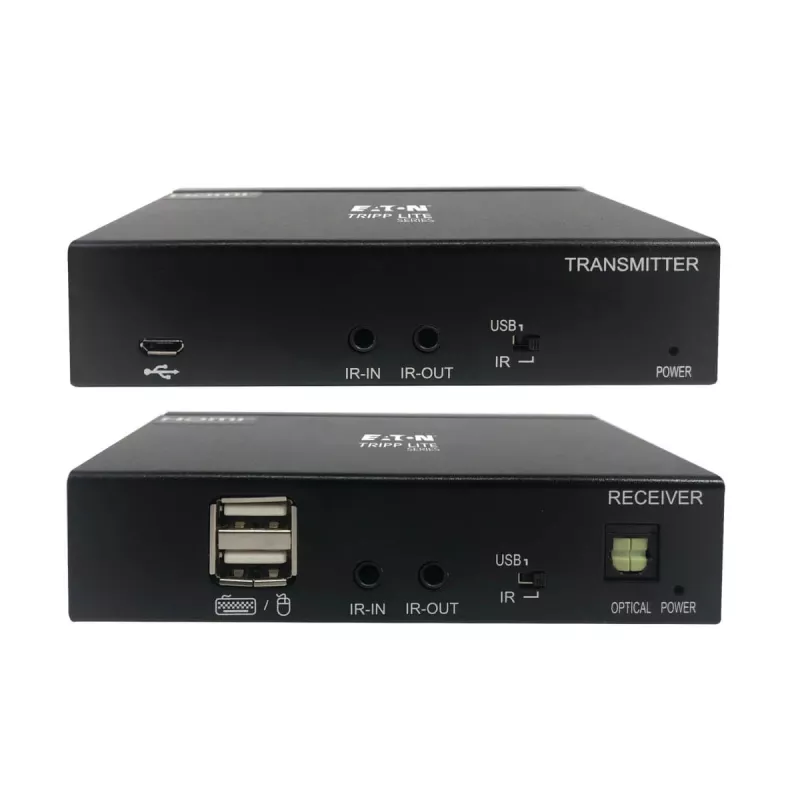 Eaton Tripp Lite Series DisplayPort į HDMI per Cat6 praplėtimo rinkinys su KVM palaikymu, 4K 60Hz, 4:4:4, USB, PoC, HDCP 2.2, iki 230 pėdų, TAA - Vaizdo/garso praplėtimas, HDMI, Di