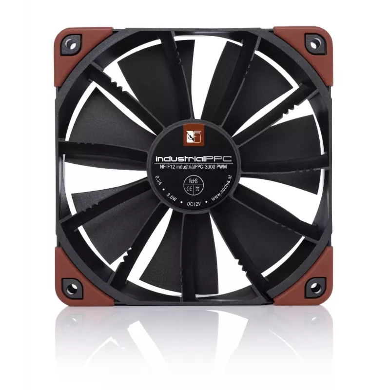 Noctua NF-F12 industrialPPC-3000 PWM 120mm korpuso ventiliatorius