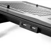 Nešiojamojo kompiuterio aušinimo padėklas THERMALTAKE CL-N002-PL12BL-A su 12 cm ventiliatoriumi, aliuminis ir plastikas, 390×277,5×49,3 mm, 1000–1300 RPM