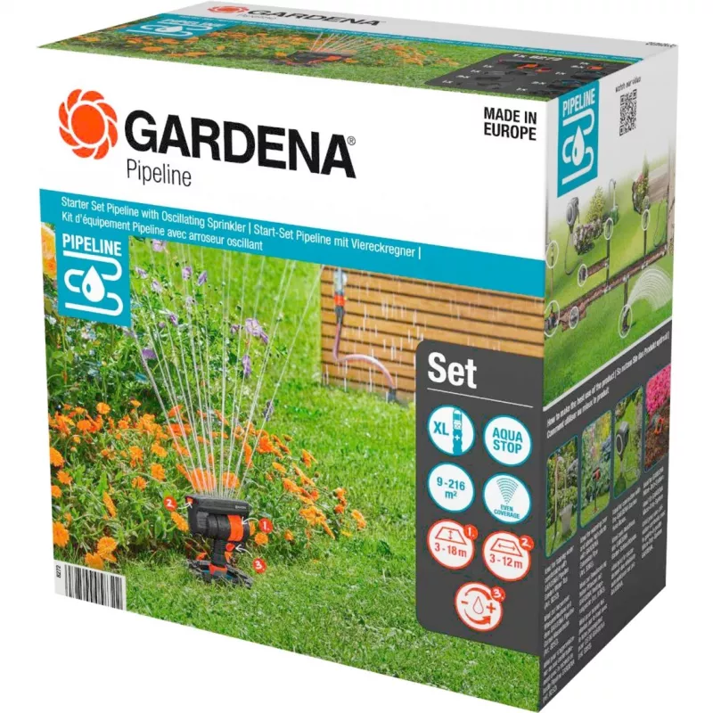 Žiedinis vandens purkštuvas Gardena 8272-20 Plastikinis Juodas