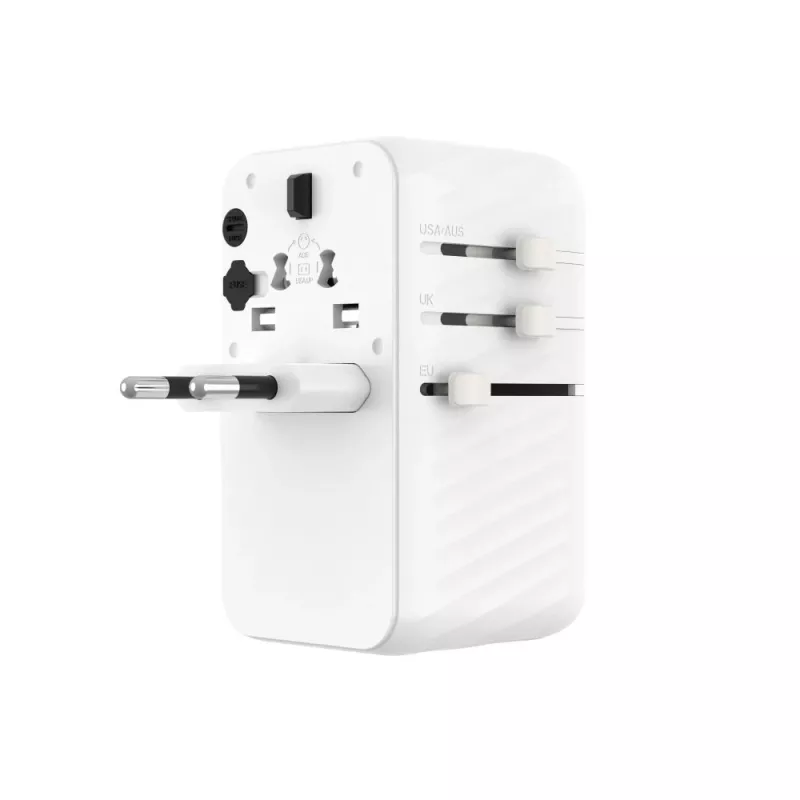 Fixed | Voyager 85W kelioninis adapteris ES, JK ir JAV/AUS, su 4xUSB-C ir 1xUSB išėjimu | Adapteris