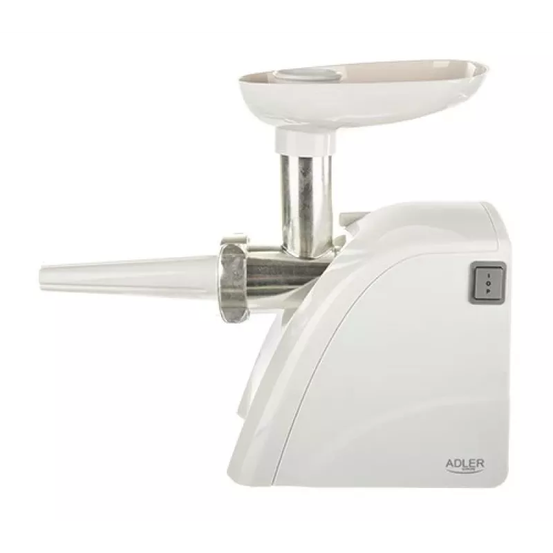 Adler AD 4803 mėsmalė 800 W, nerūdijantis plienas, balta