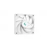 Oro aušintuvas DeepCool AK500S Digital SE — 5 šilumos vamzdeliai, 120 mm FDB ventiliatorius, PWM, daugia LED, baltas, palaiko Intel LGA1150 ir AMD lizdus