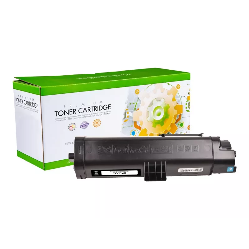 STATIC Tonerio kasetė, suderinama su Kyocera TK-1160, juoda, suderinama, 7 200 puslapių