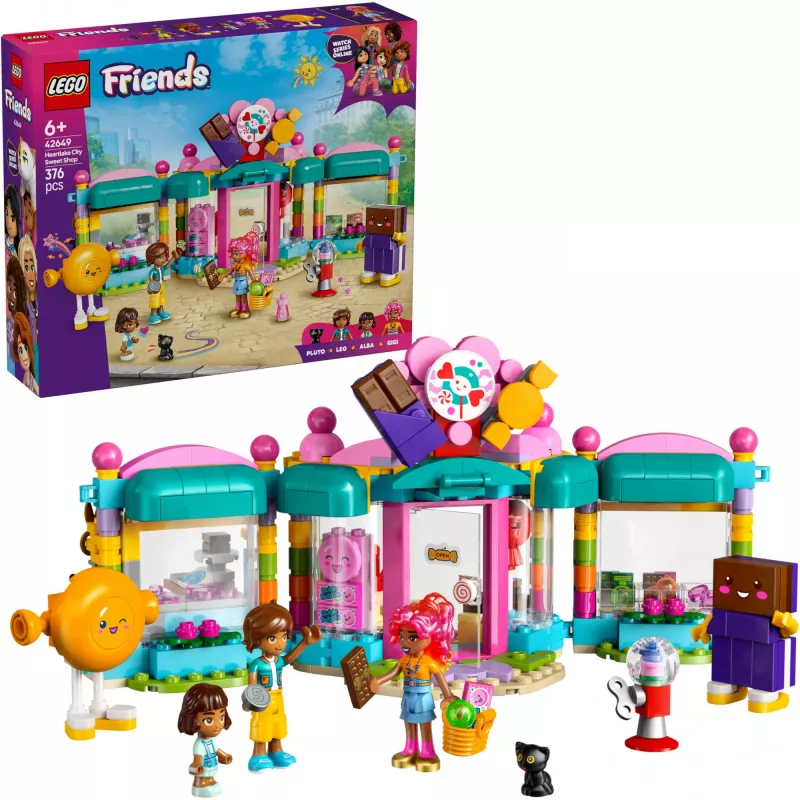 LEGO FRIENDS 42649 „Širdies ežero miesto“ saldainių parduotuvė