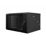 Sieninis stovas LANBERG WF02-6606-10B 6U 600x374.3x600 mm nerūdijantis plienas juodas