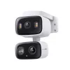 IP apsaugos kamera TP‑LINK Tapo C246D — 3MP (2304×1296), 2,8 mm, 107,8° matymo laukas, PTZ dviejų objektyvų, IP65, Wi‑Fi/Gigabit, microSD iki 512 GB