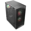 PC Case Set Silentware Flow 100 ARGB MESH — 2×140 mm priekyje, 1×120 mm gale